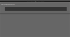 Desktop Screenshot of danangrestaurant.com